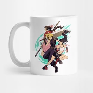 Tifa, Cloud and Aerith Mug